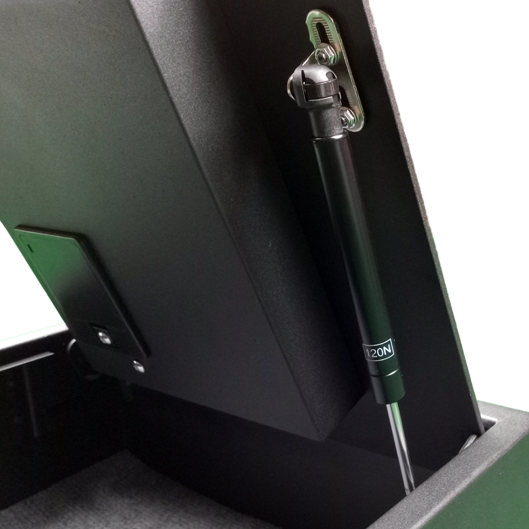 Hotel Drawer Safe Mechanism closeup